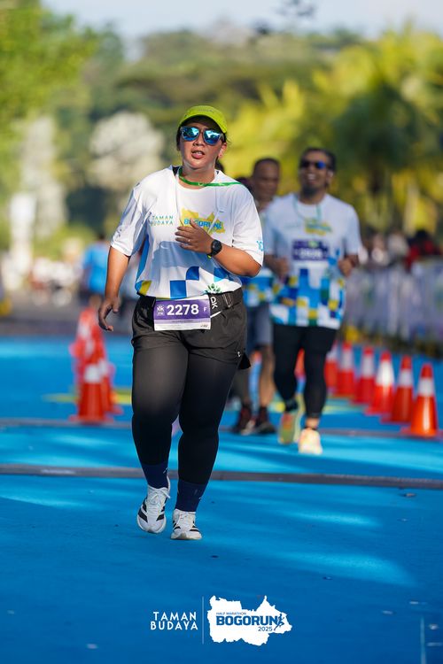 Race photo from Taman Budaya x BOGORUN 2025
