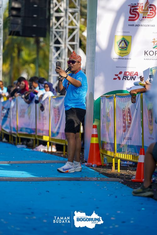 Race photo from Taman Budaya x BOGORUN 2025