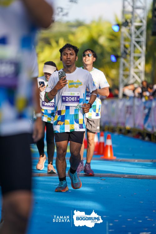 Race photo from Taman Budaya x BOGORUN 2025