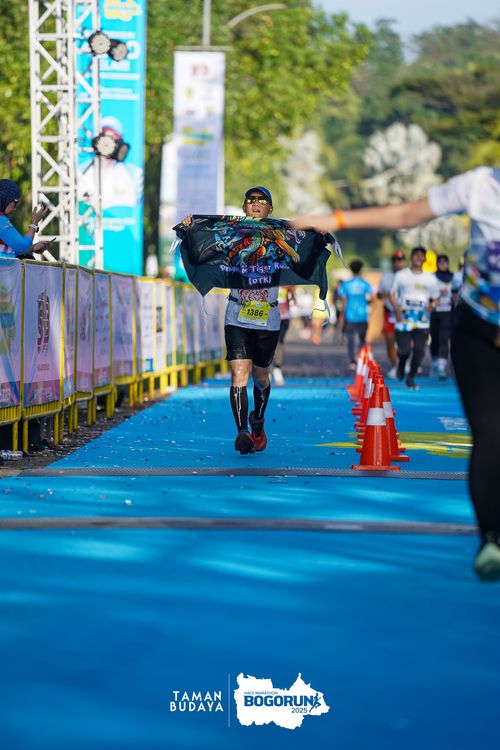 Race photo from Taman Budaya x BOGORUN 2025