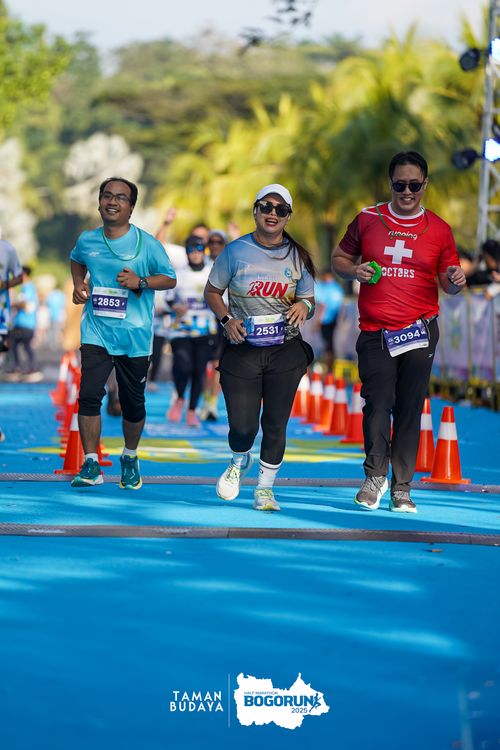 Race photo from Taman Budaya x BOGORUN 2025