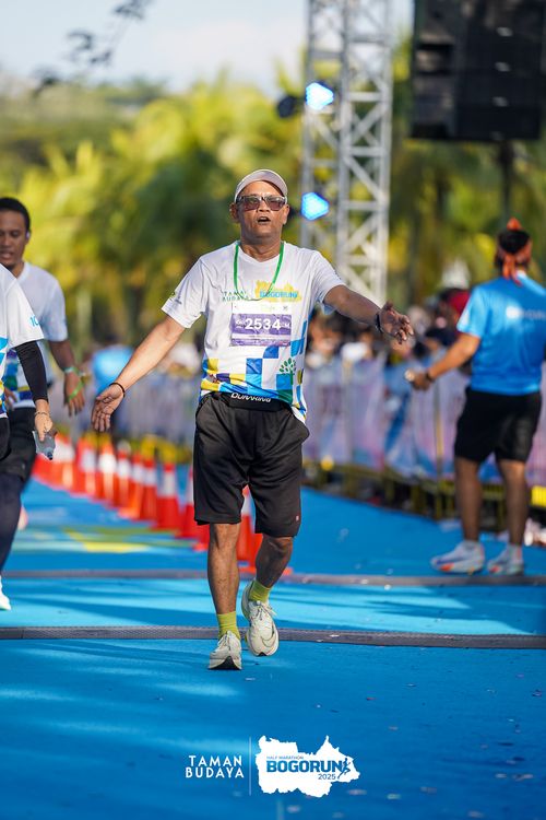 Race photo from Taman Budaya x BOGORUN 2025