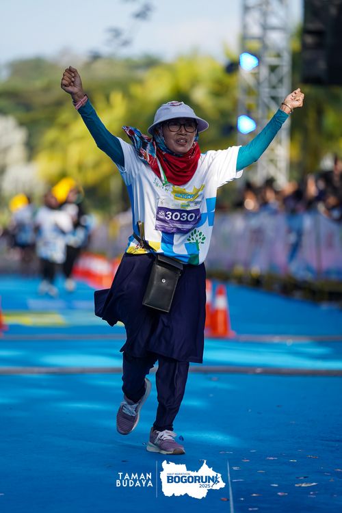 Race photo from Taman Budaya x BOGORUN 2025