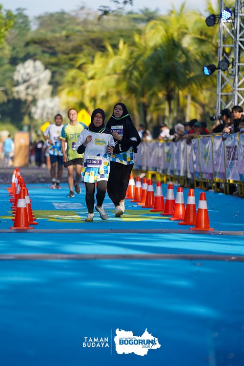 Race photo from Taman Budaya x BOGORUN 2025