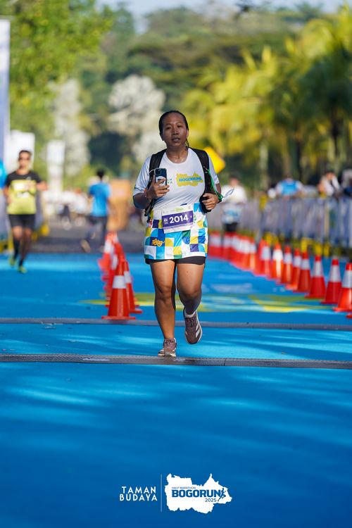 Race photo from Taman Budaya x BOGORUN 2025