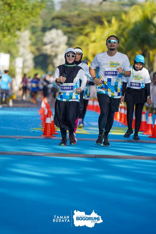 Race photo from Taman Budaya x BOGORUN 2025