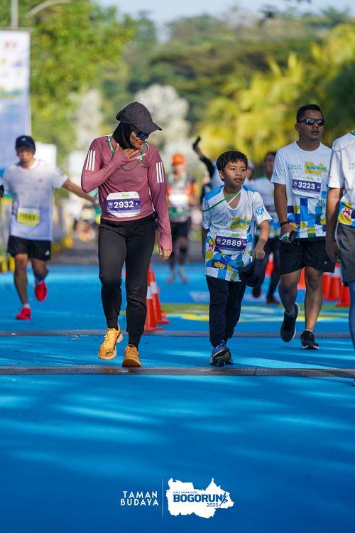 Race photo from Taman Budaya x BOGORUN 2025