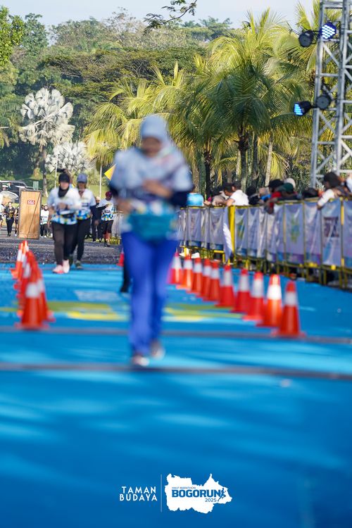 Race photo from Taman Budaya x BOGORUN 2025