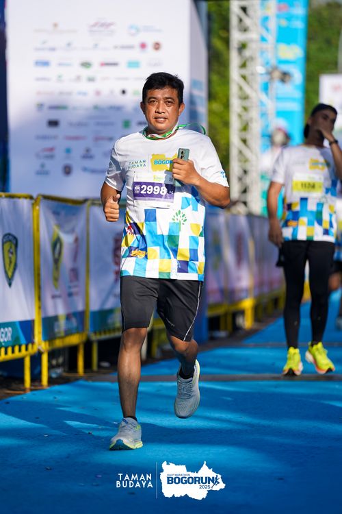 Race photo from Taman Budaya x BOGORUN 2025