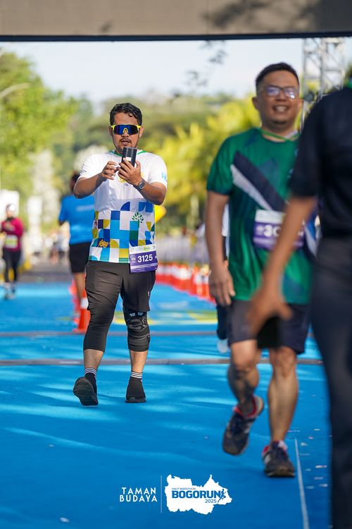 Race photo from Taman Budaya x BOGORUN 2025