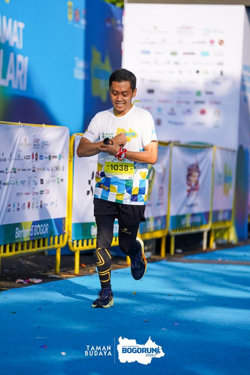 Race photo from Taman Budaya x BOGORUN 2025