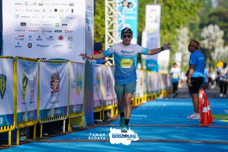 Race photo from Taman Budaya x BOGORUN 2025