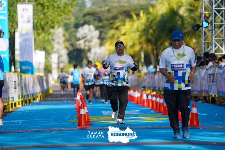 Race photo from Taman Budaya x BOGORUN 2025