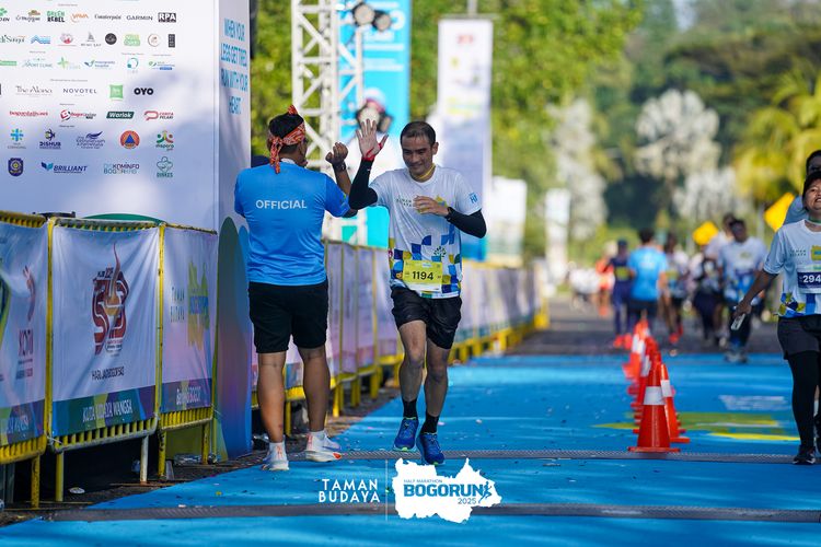Race photo from Taman Budaya x BOGORUN 2025