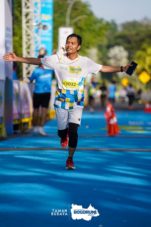 Race photo from Taman Budaya x BOGORUN 2025