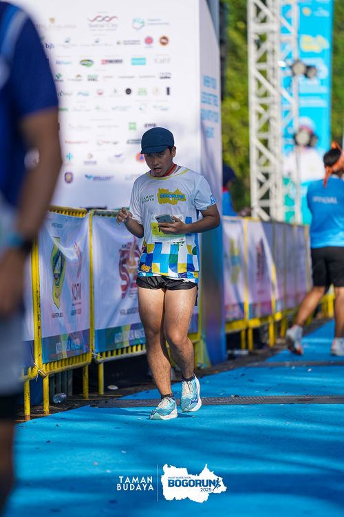 Race photo from Taman Budaya x BOGORUN 2025