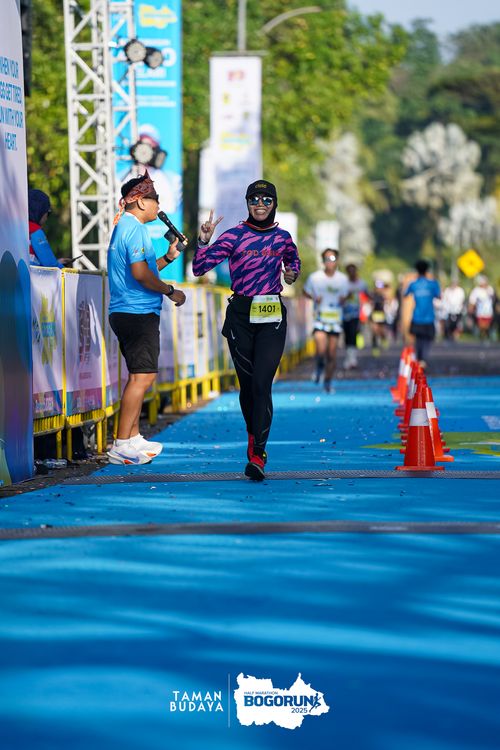 Race photo from Taman Budaya x BOGORUN 2025