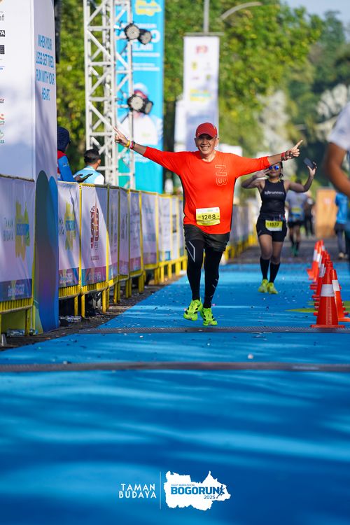 Race photo from Taman Budaya x BOGORUN 2025