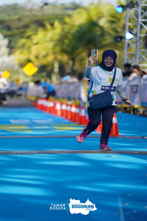 Race photo from Taman Budaya x BOGORUN 2025