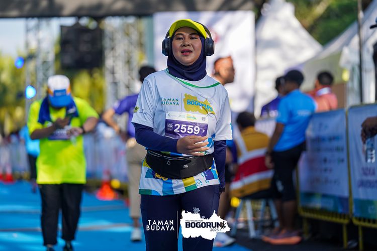 Race photo from Taman Budaya x BOGORUN 2025