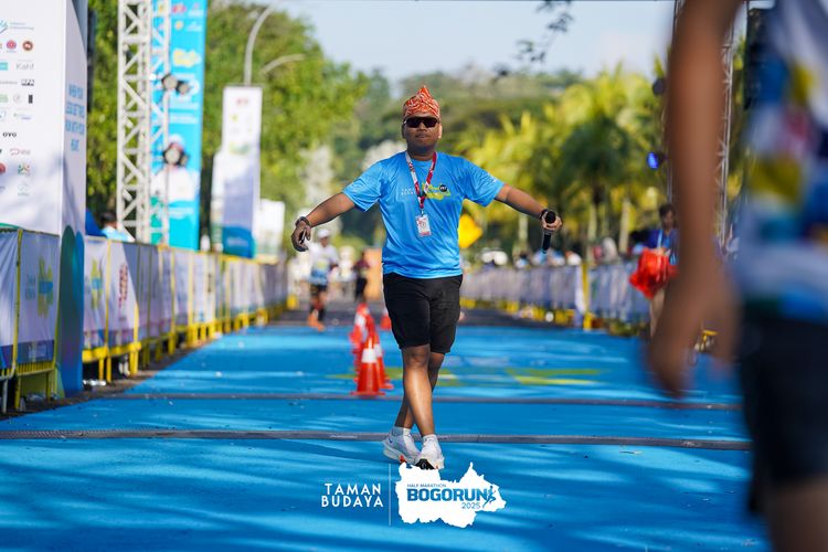 Race photo from Taman Budaya x BOGORUN 2025