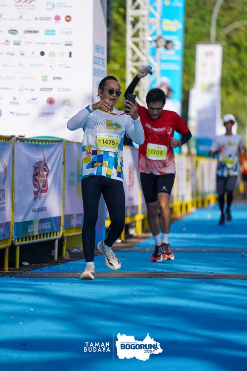 Race photo from Taman Budaya x BOGORUN 2025