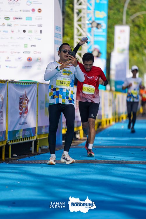 Race photo from Taman Budaya x BOGORUN 2025