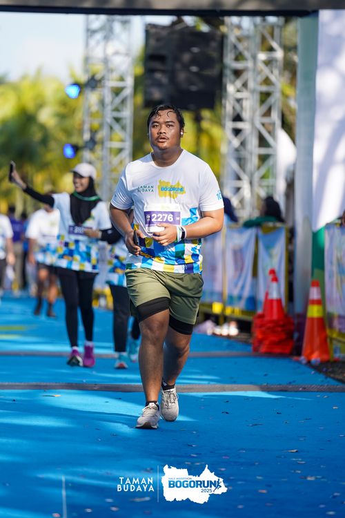 Race photo from Taman Budaya x BOGORUN 2025