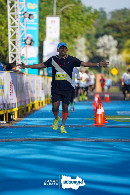 Race photo from Taman Budaya x BOGORUN 2025