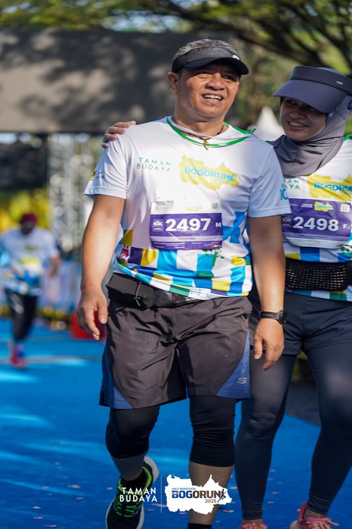 Race photo from Taman Budaya x BOGORUN 2025