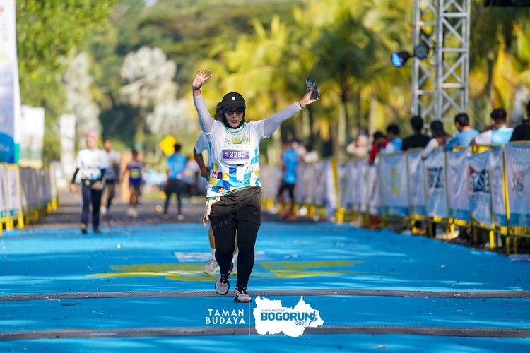 Race photo from Taman Budaya x BOGORUN 2025