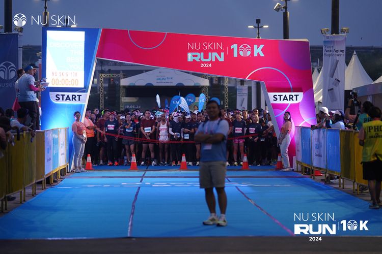 Race photo from Nu Skin Run 10K