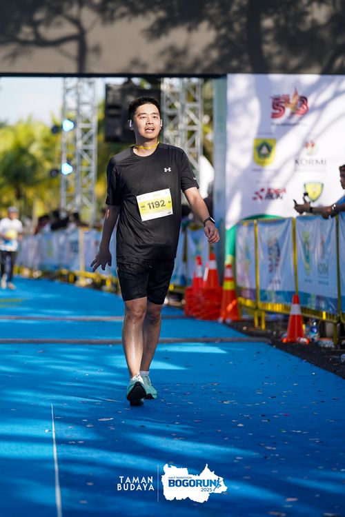 Race photo from Taman Budaya x BOGORUN 2025