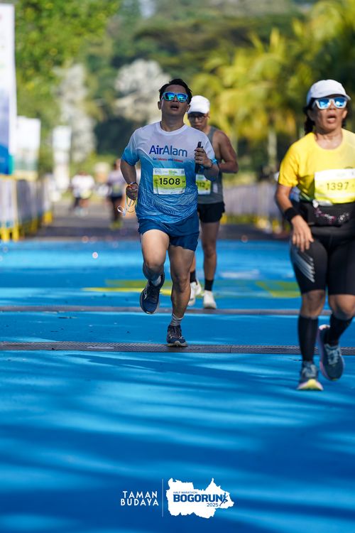 Race photo from Taman Budaya x BOGORUN 2025