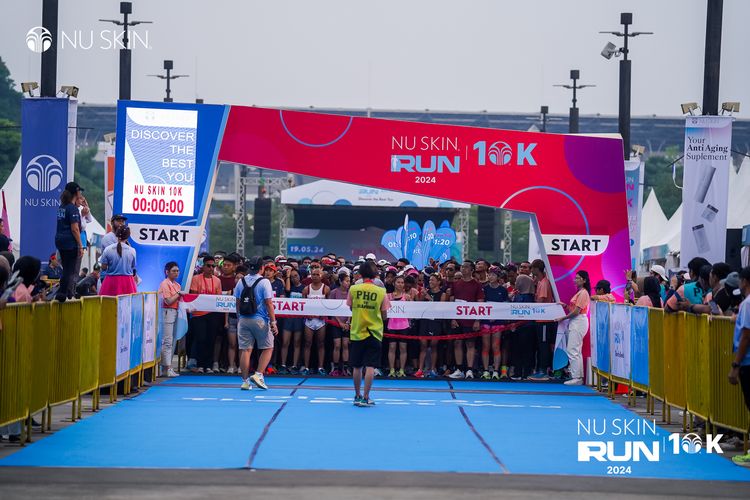 Race photo from Nu Skin Run 10K