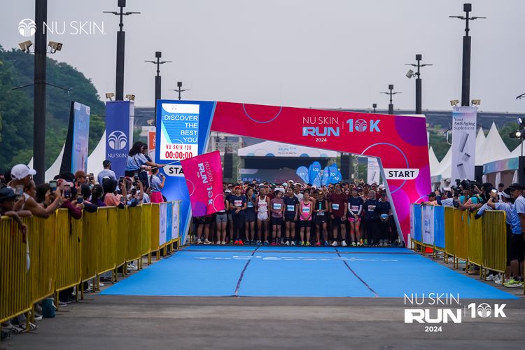 Race photo from Nu Skin Run 10K