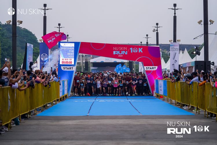 Race photo from Nu Skin Run 10K