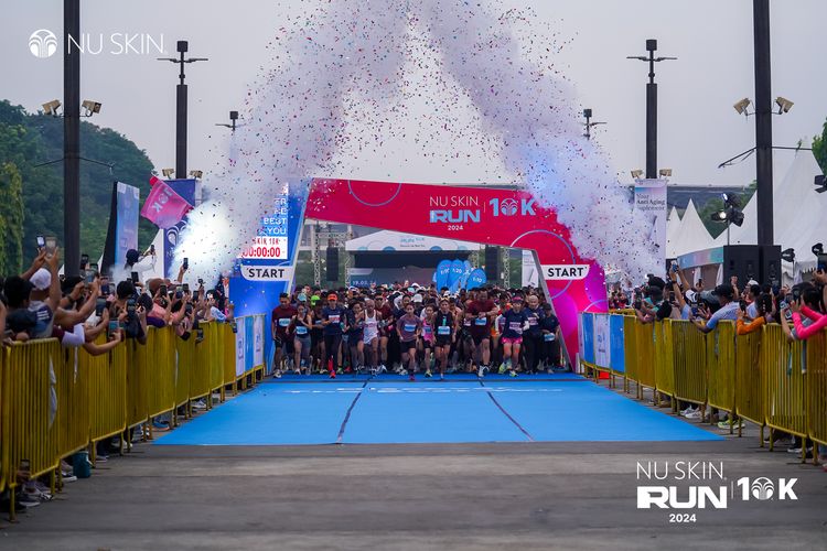 Race photo from Nu Skin Run 10K