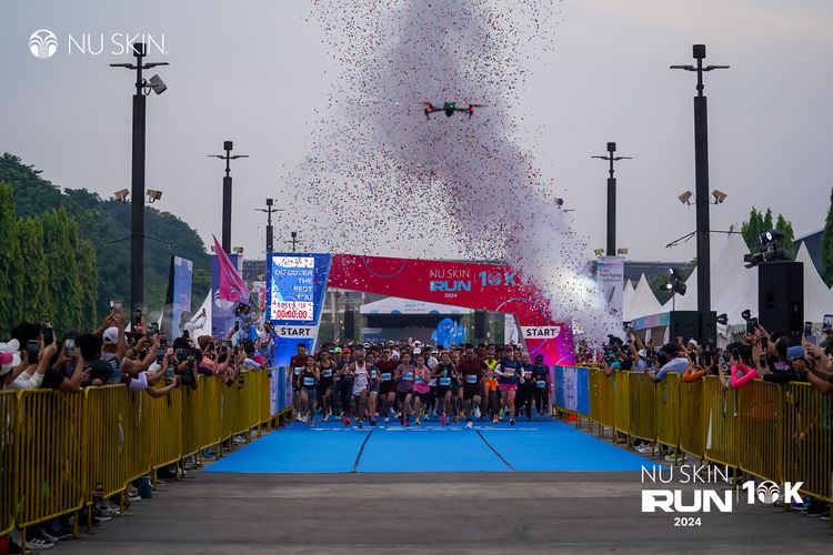 Race photo from Nu Skin Run 10K