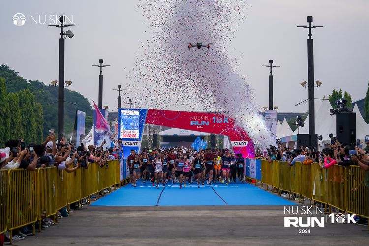 Race photo from Nu Skin Run 10K