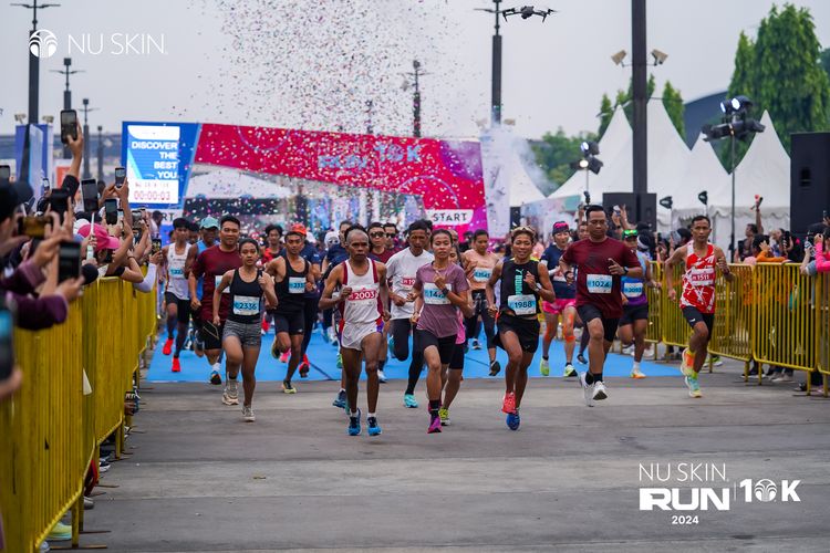 Race photo from Nu Skin Run 10K