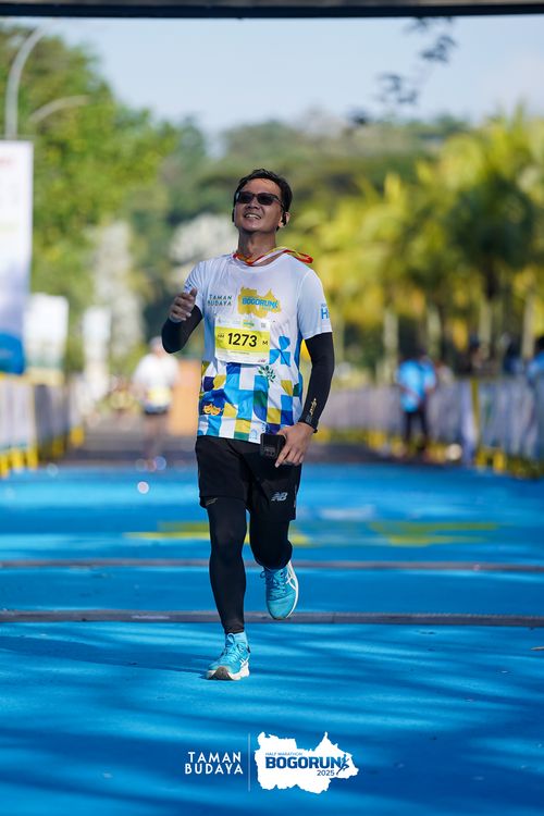 Race photo from Taman Budaya x BOGORUN 2025