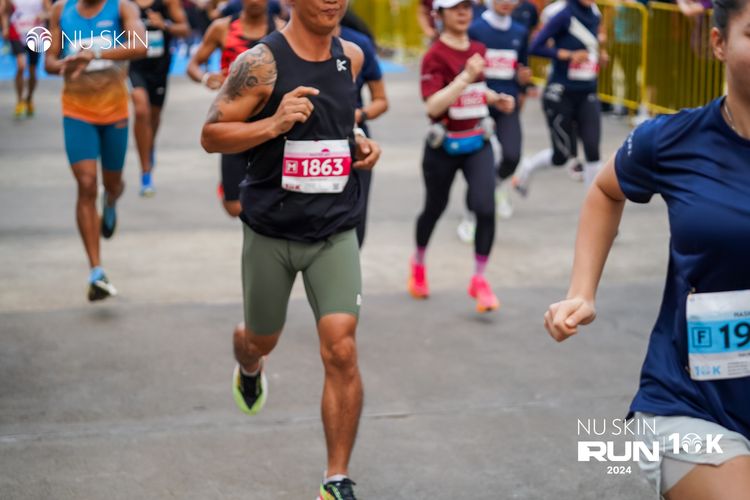 Race photo from Nu Skin Run 10K
