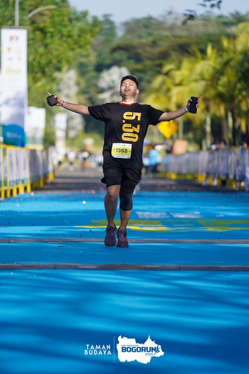 Race photo from Taman Budaya x BOGORUN 2025