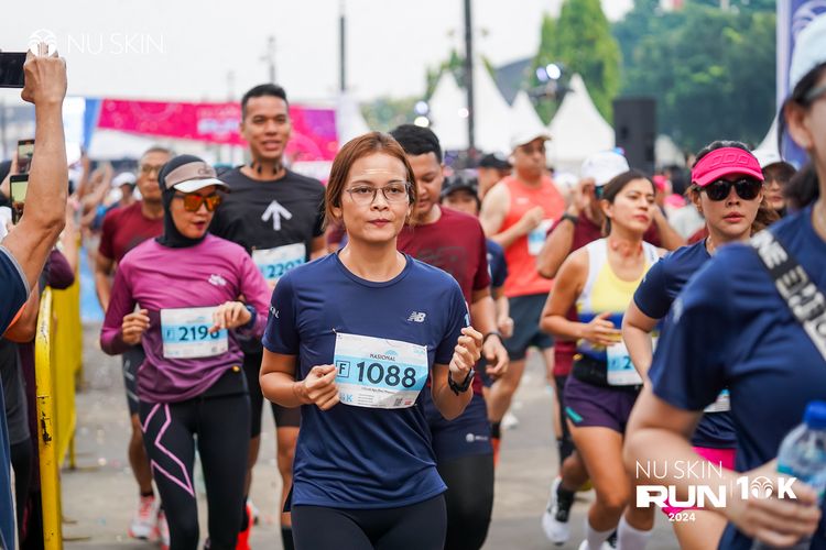 Race photo from Nu Skin Run 10K