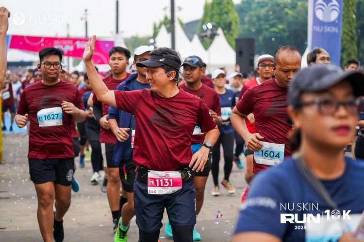 Race photo from Nu Skin Run 10K