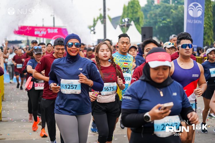 Race photo from Nu Skin Run 10K