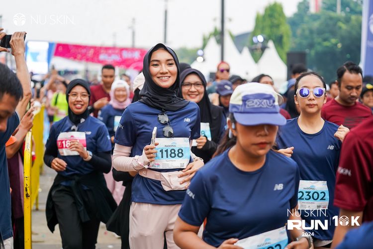 Race photo from Nu Skin Run 10K