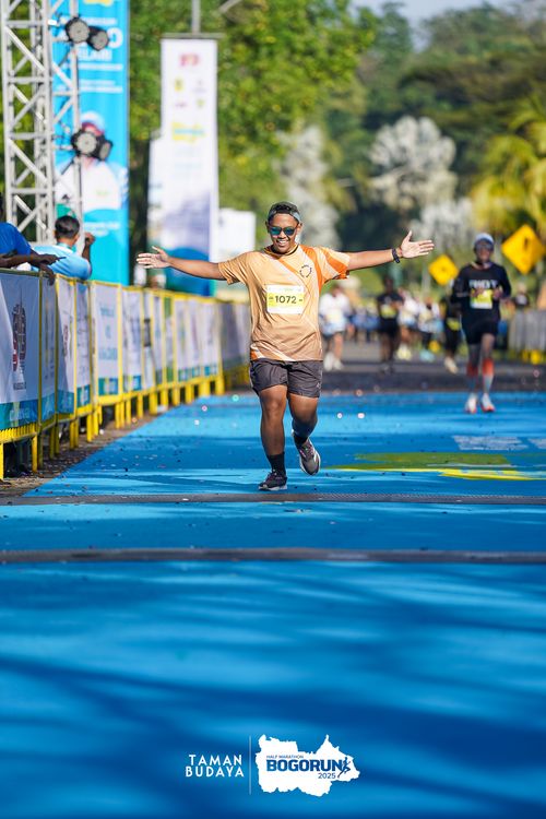 Race photo from Taman Budaya x BOGORUN 2025