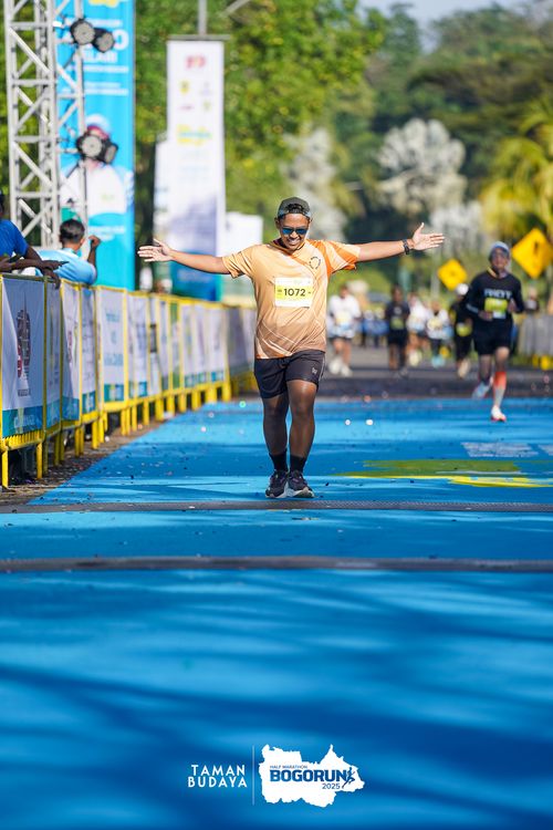 Race photo from Taman Budaya x BOGORUN 2025